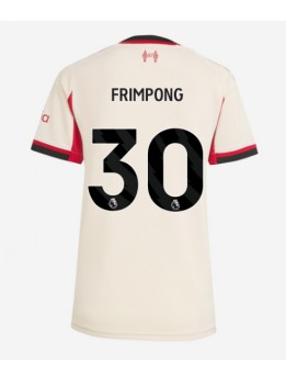 Billige Liverpool Jeremie Frimpong #30 Bortedrakt Dame 2025-26 Kortermet
